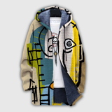 Pearl | Women's Abstract-Print Hooded Coat