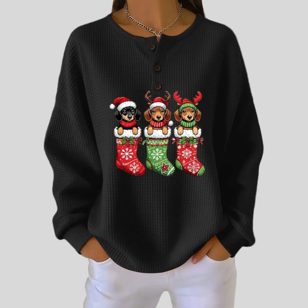 Gabrielle - Christmas Stocking Top
