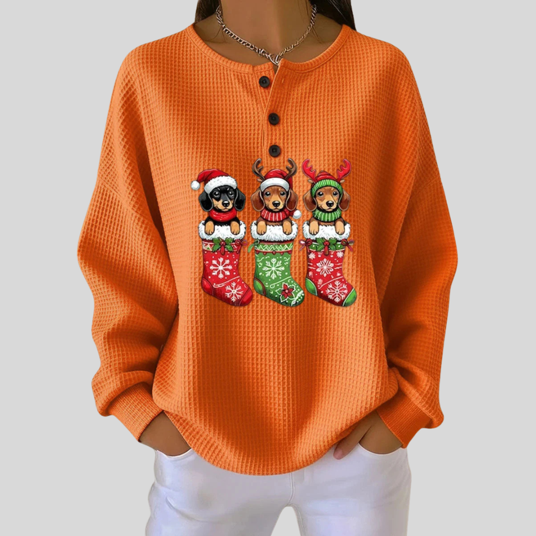 Gabrielle - Christmas Stocking Top