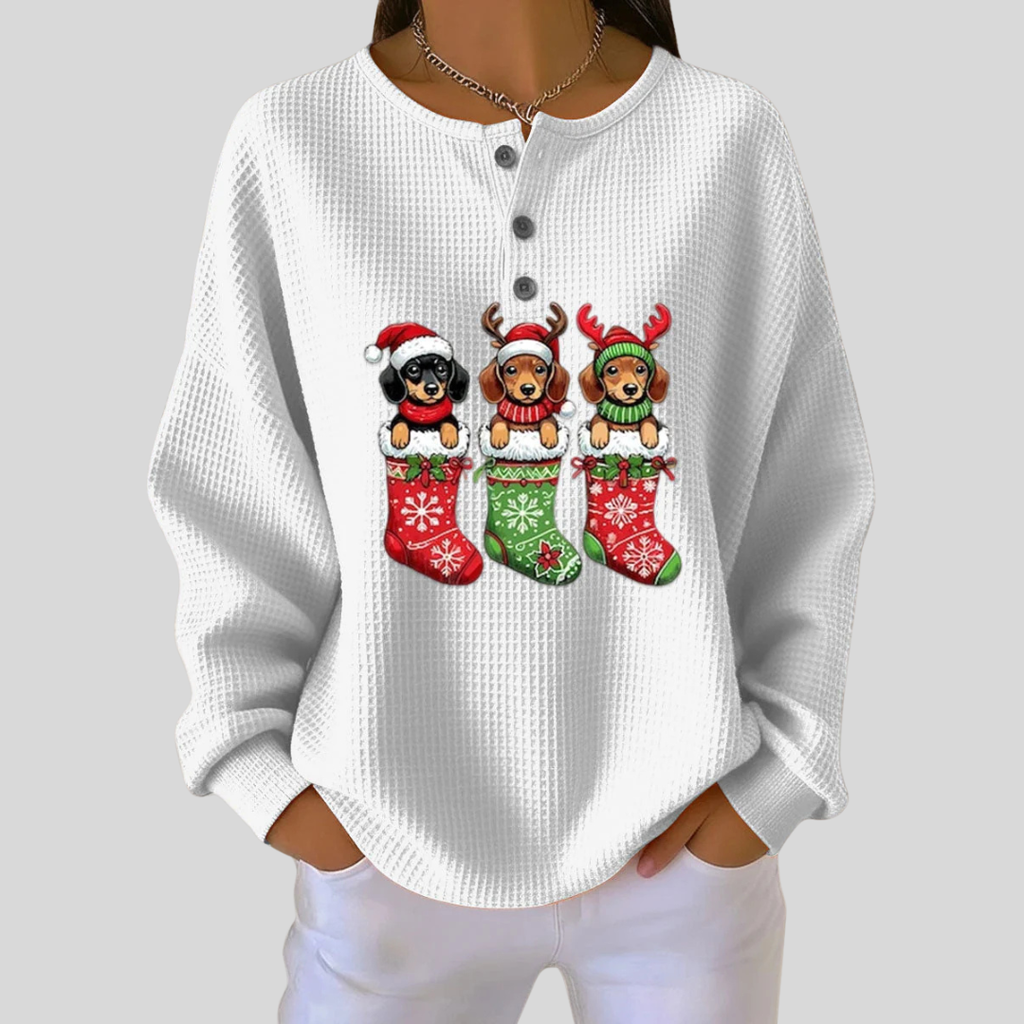 Gabrielle - Christmas Stocking Top