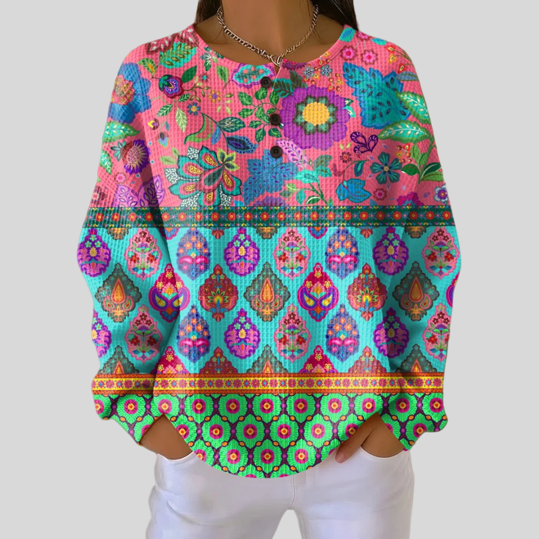 Sylvia - Bohemian Medallion Top