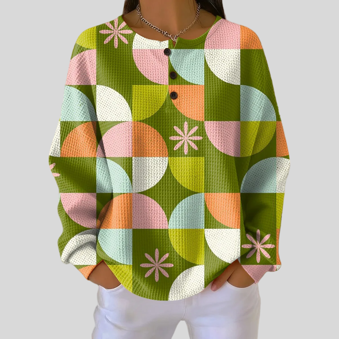 Sloane - Retro Geometric Top