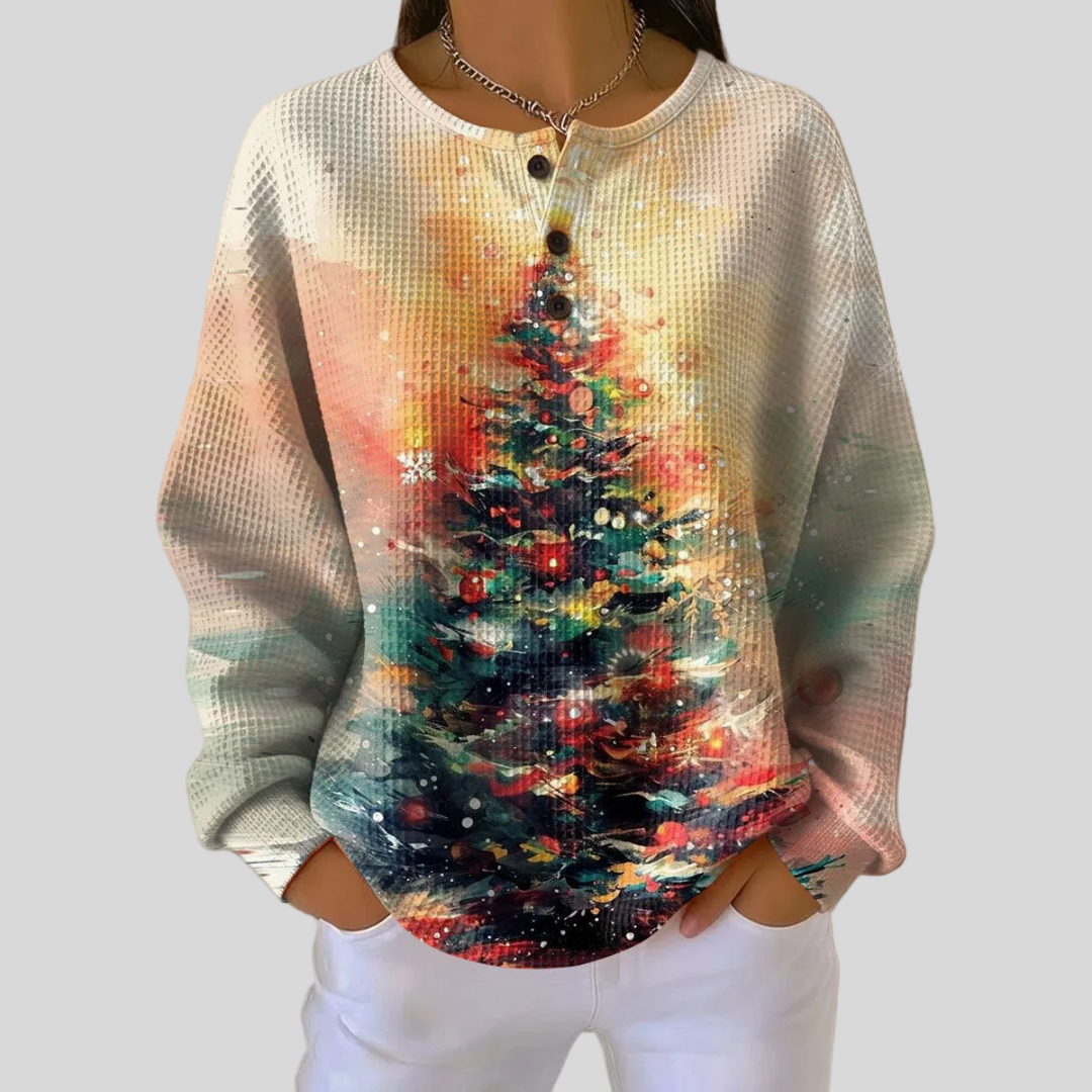 Eloise - Watercolour Christmas Tree Top