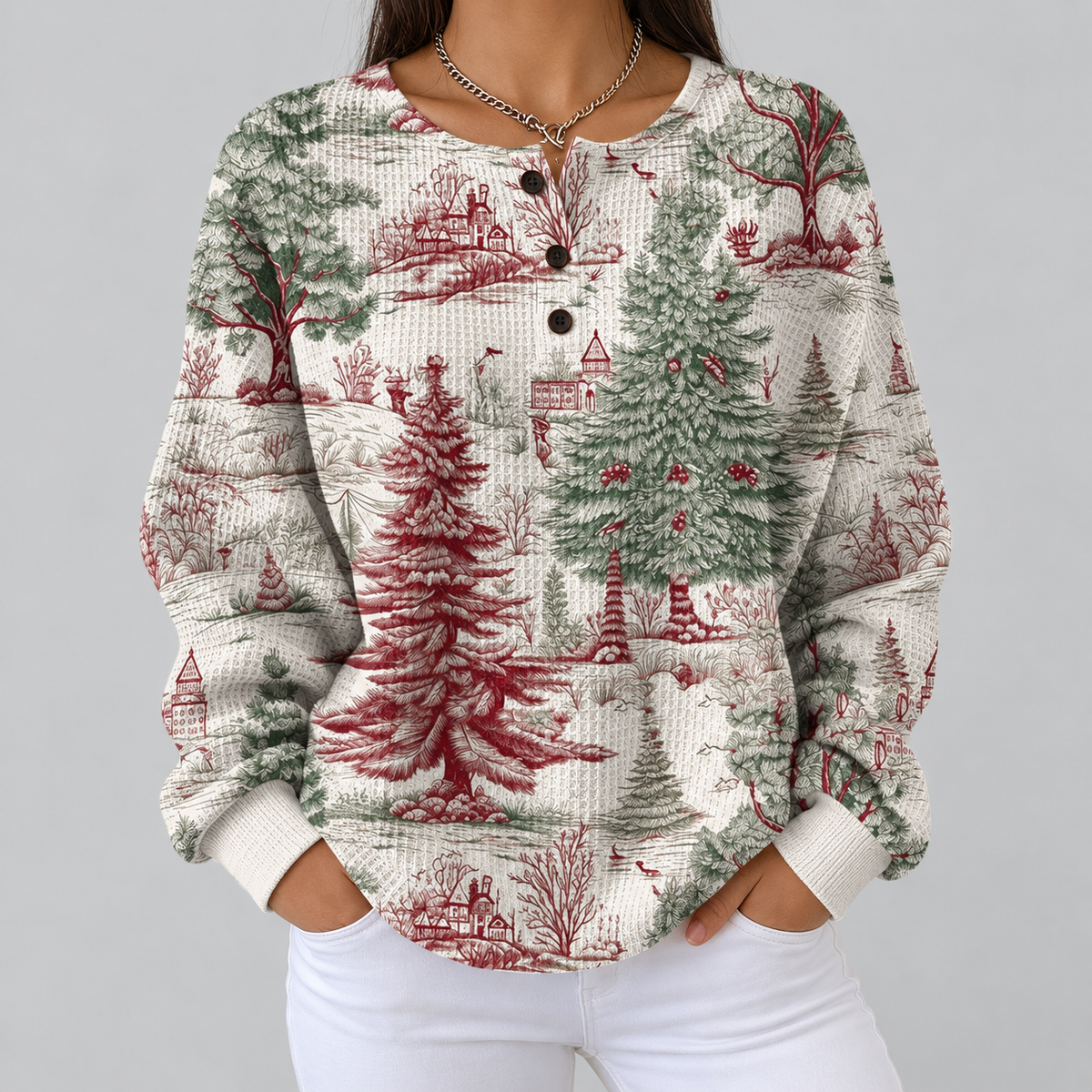 Luna - Winter Landscape Top
