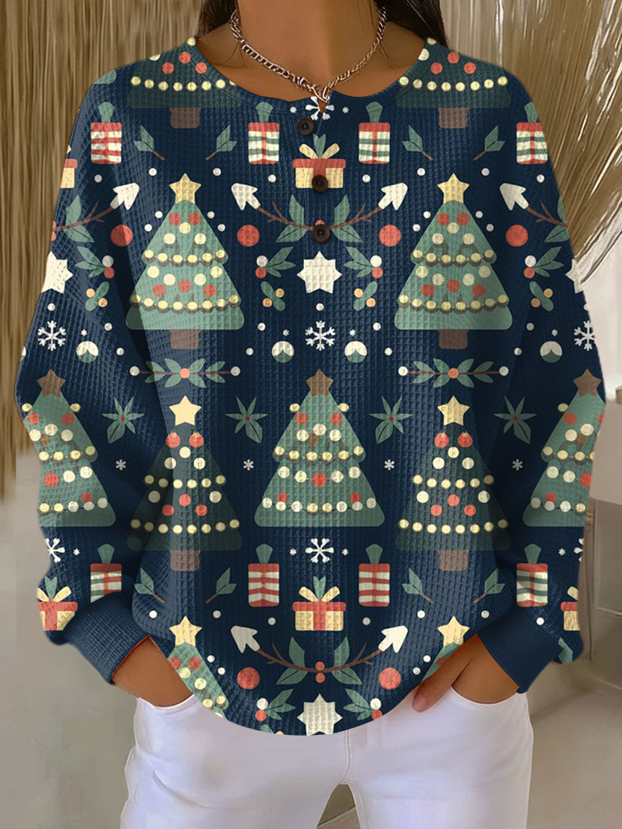 Faye - Navy Christmas Tree Top
