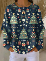 Faye - Navy Christmas Tree Top