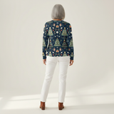 Faye - Navy Christmas Tree Top
