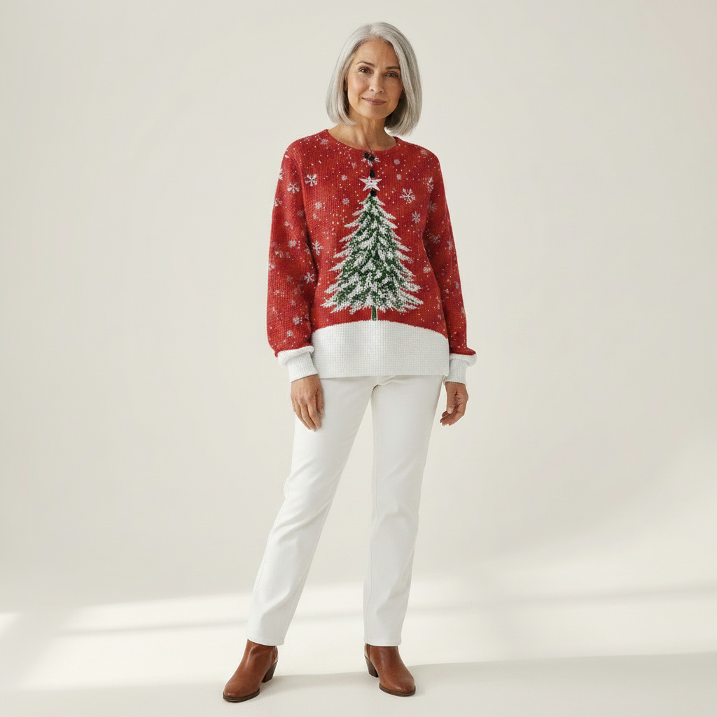 Sadie - Red Christmas Tree Top