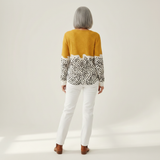 Opal - Mustard Yellow Polka Dot Top