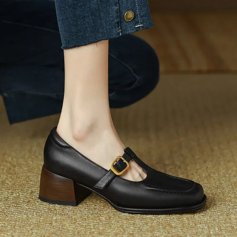 Louise - Vintage-Inspired T-Strap Shoes