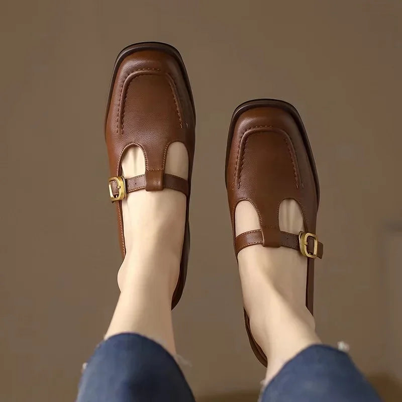 Louise - Vintage-Inspired T-Strap Shoes
