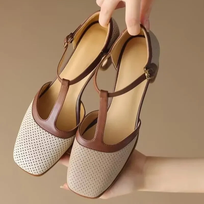 Henrietta - Elegant Mid-Heel Shoes