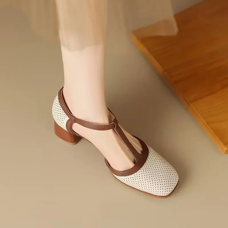Henrietta - Elegant Mid-Heel Shoes