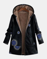 Adele - Sherpa Jacket with Ethnic Print