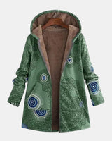 Adele - Sherpa Jacket with Ethnic Print