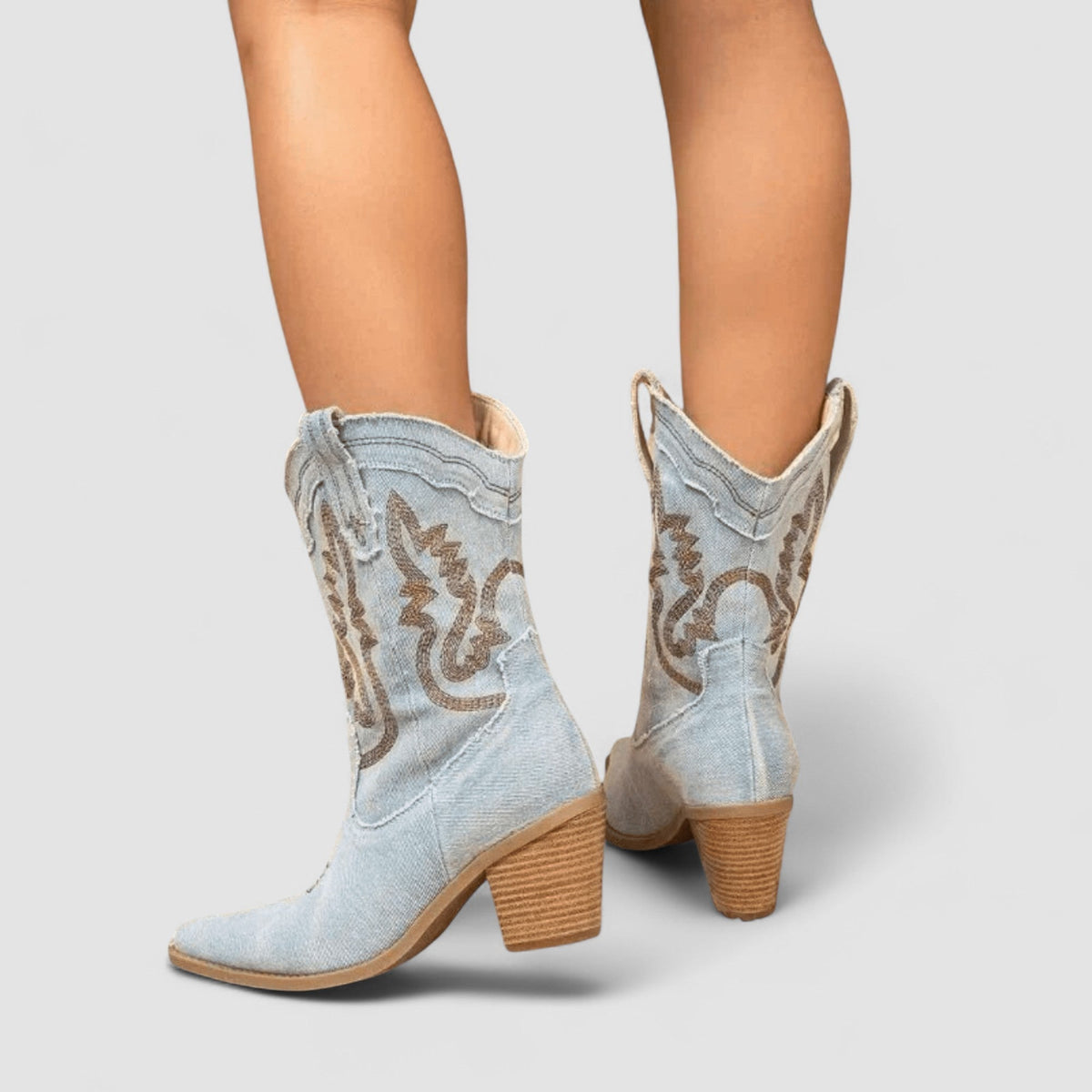 Sylvie - Denim Orthopaedic Ankle Boots