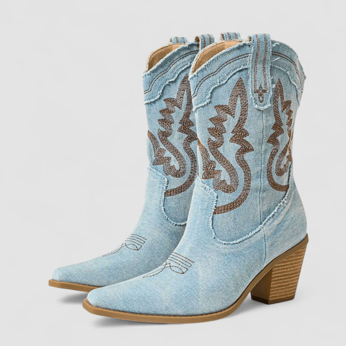 Sylvie - Denim Orthopaedic Ankle Boots