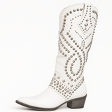 Matilda - Tall Studded Western Boots