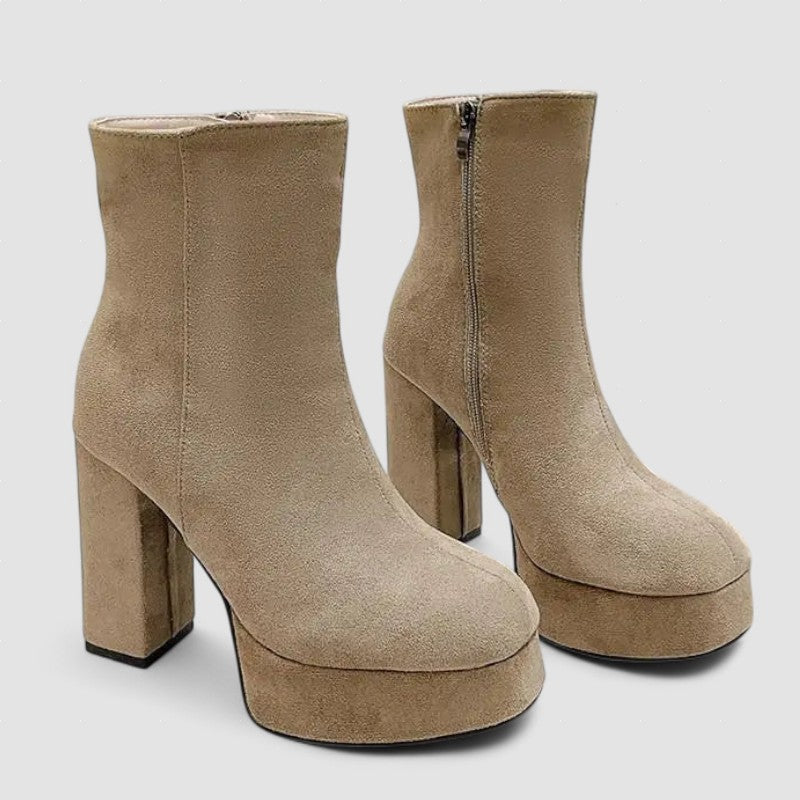 Frances - Padded Heel Winter Boots