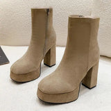 Frances - Padded Heel Winter Boots