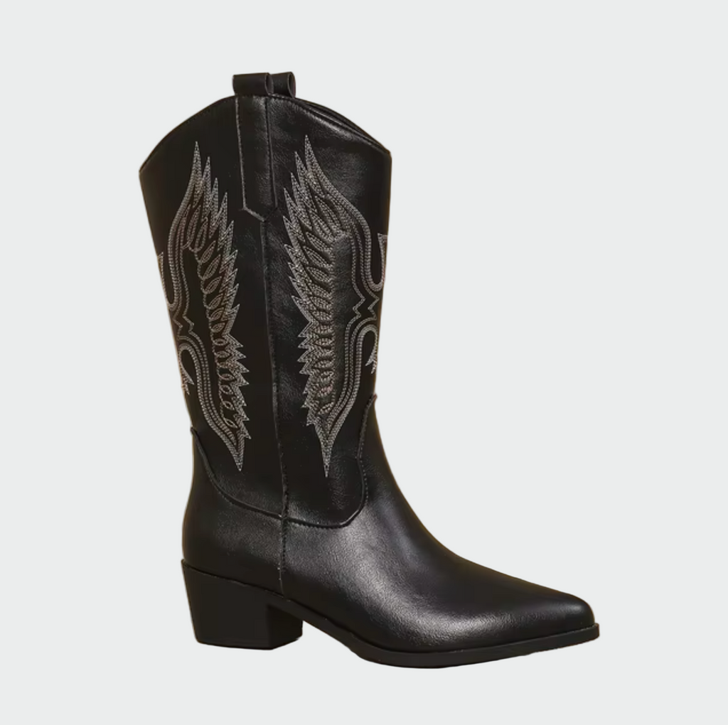 Priscilla - Leather Western Boots