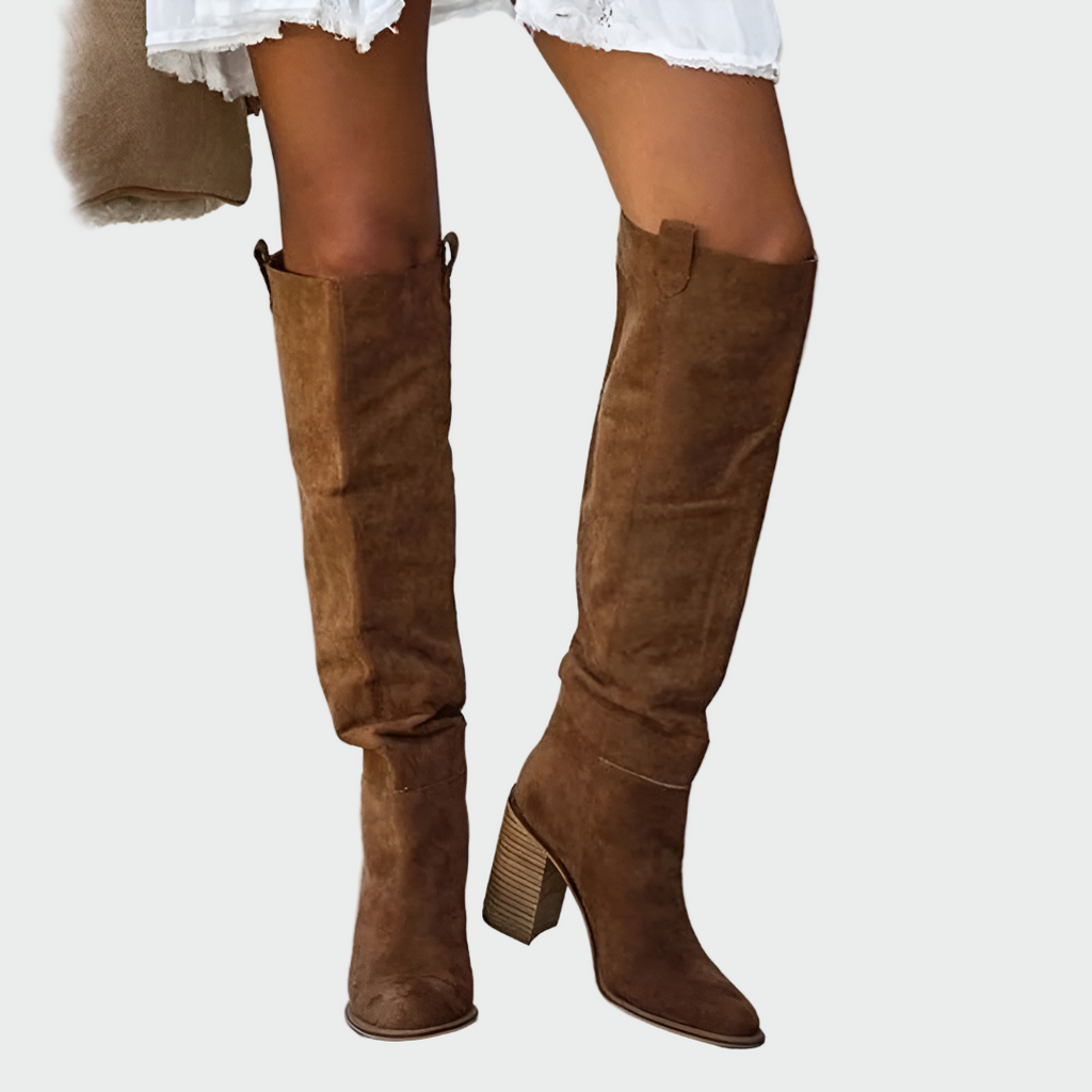 Rowena - Knee-High Leather Orthopaedic Boots