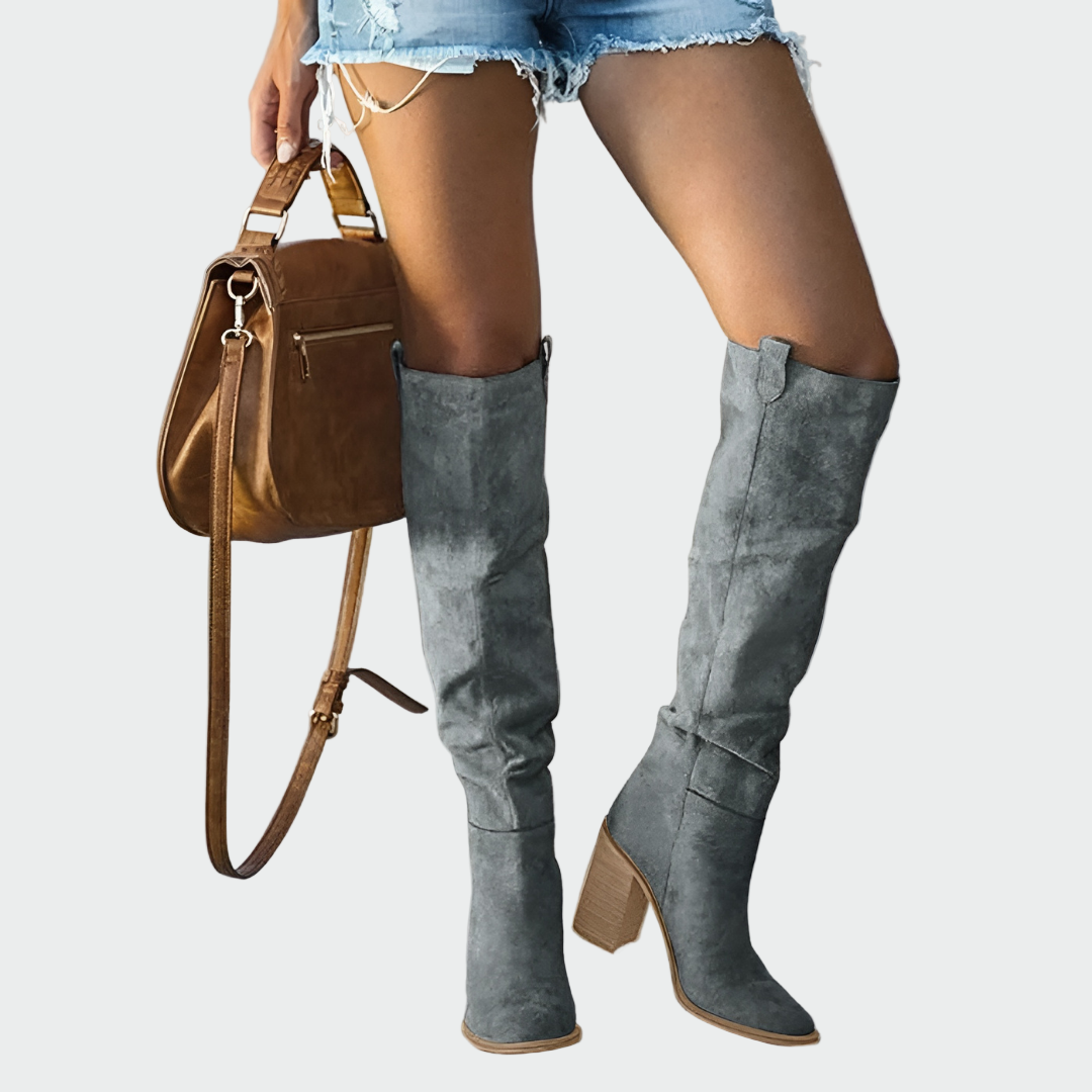 Rowena - Knee-High Leather Orthopaedic Boots