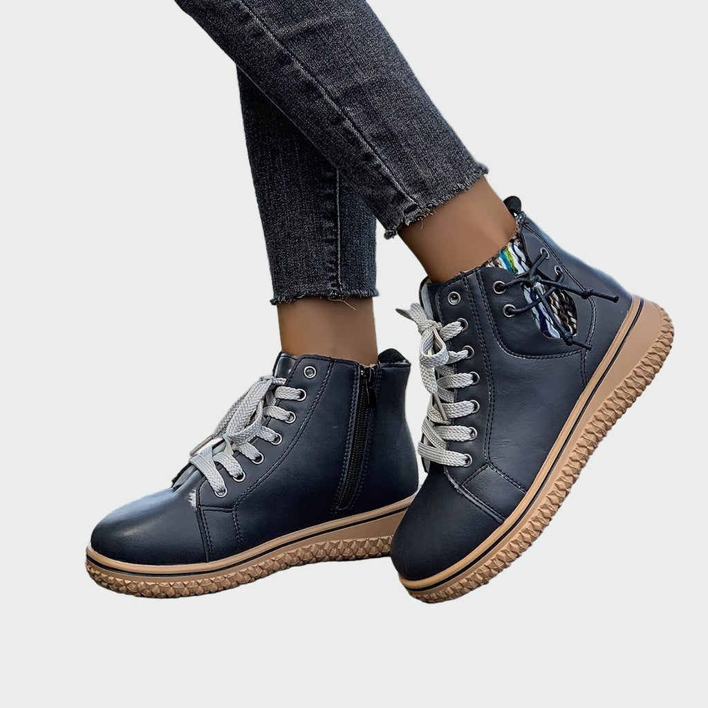 Nadine - Leather Orthopaedic Ankle Boots
