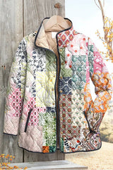 Rowena - Multicoloured Patchwork Quilted Jacket