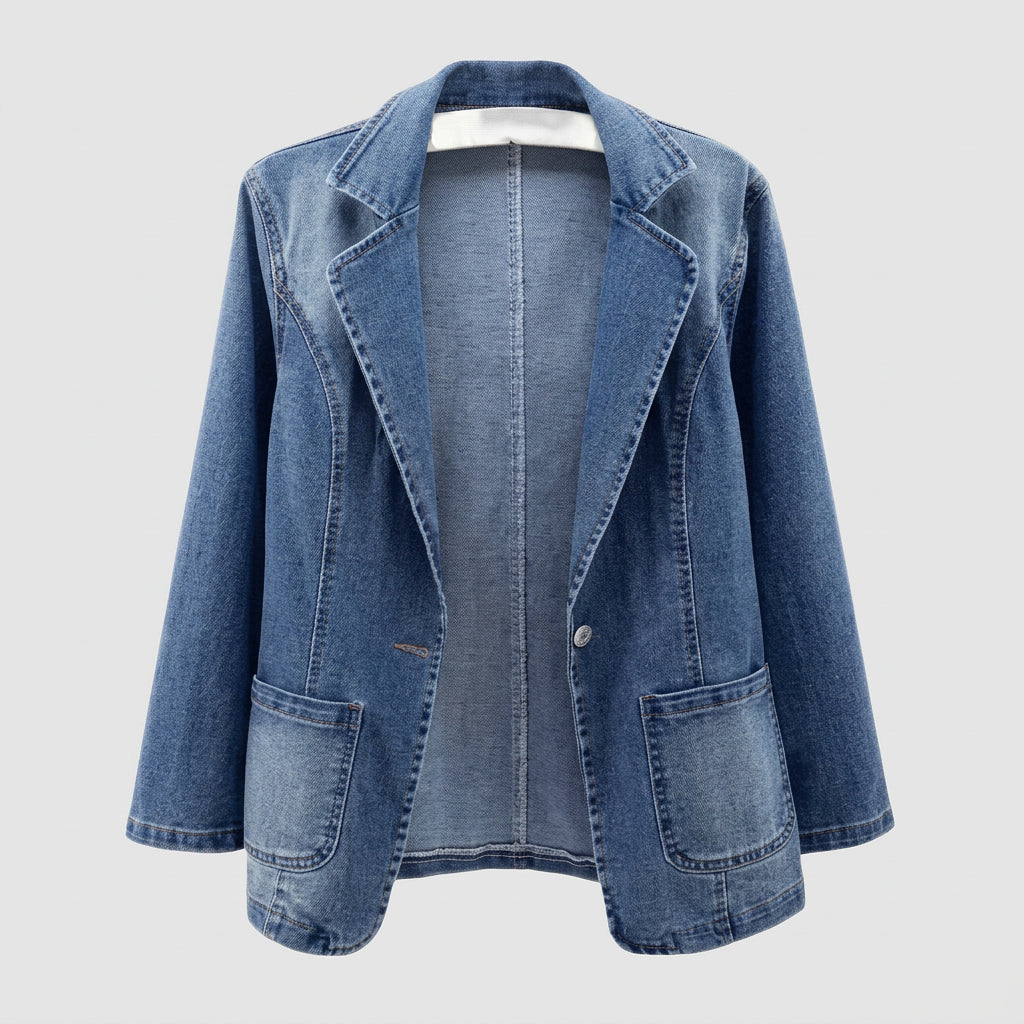 Georgia - Elegant Denim Blazer