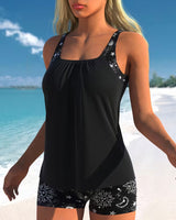 Selena - Tankini with Sun Print