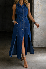 Camille - Open Front Vest Dress