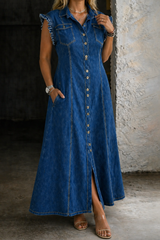 Liora - Plus Size Denim Dress