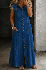 Liora - Plus Size Denim Dress