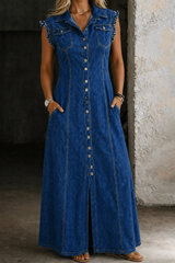 Liora - Plus Size Denim Dress