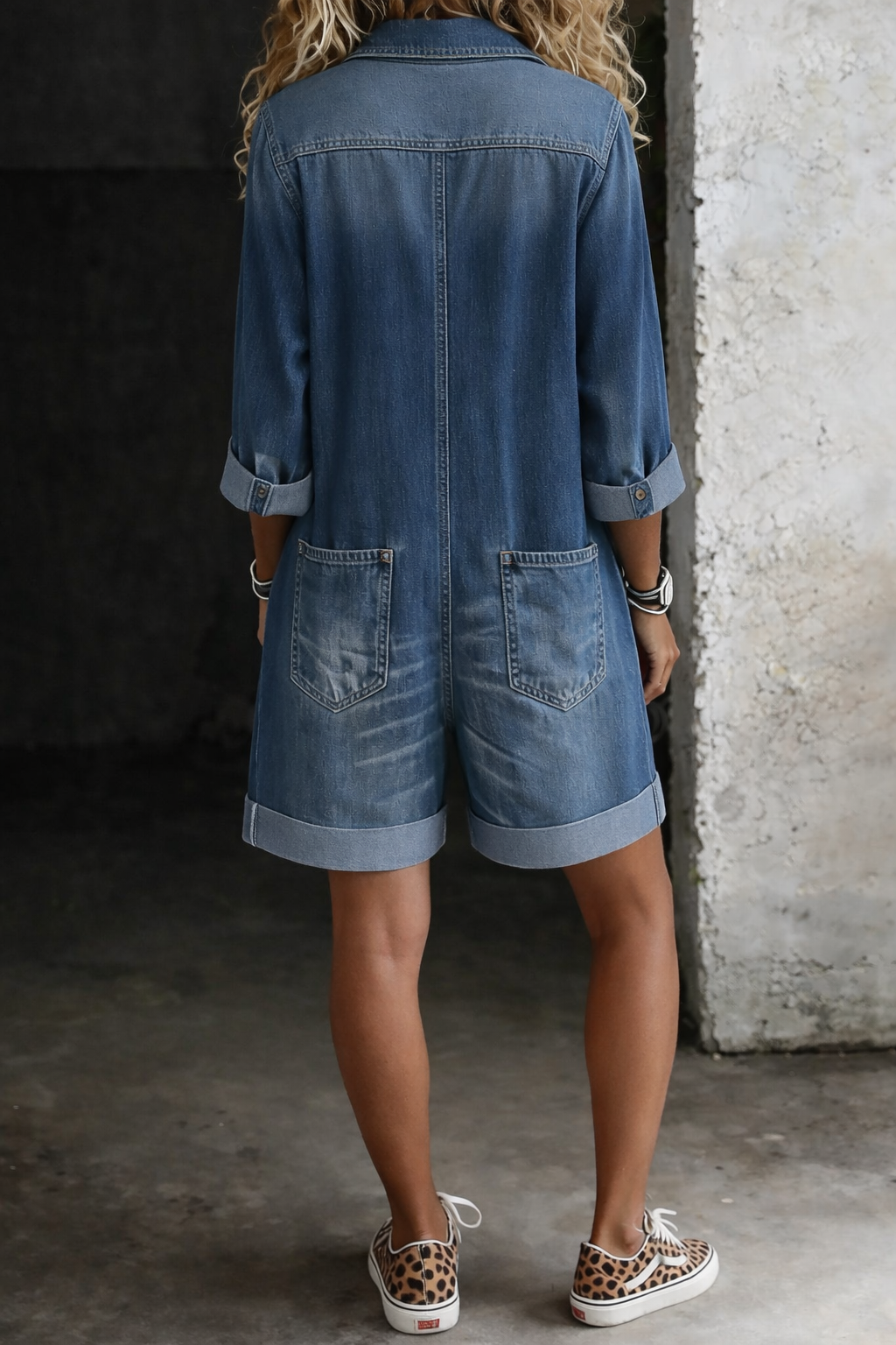 Nora - Casual Jumpsuit Shorts