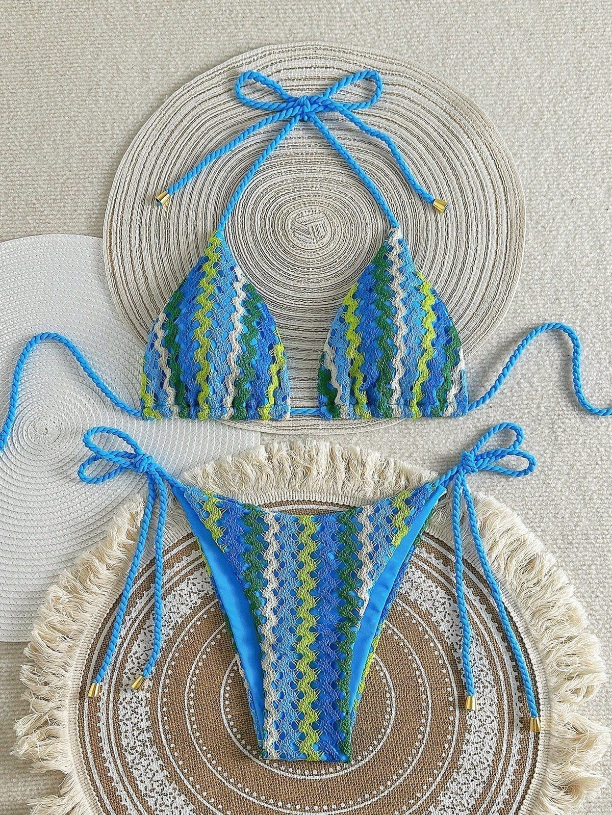 Grace - Crochet Look Triangle Bikini