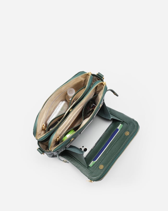 Jovie - Sleek Three-Layer Crossbody Bag