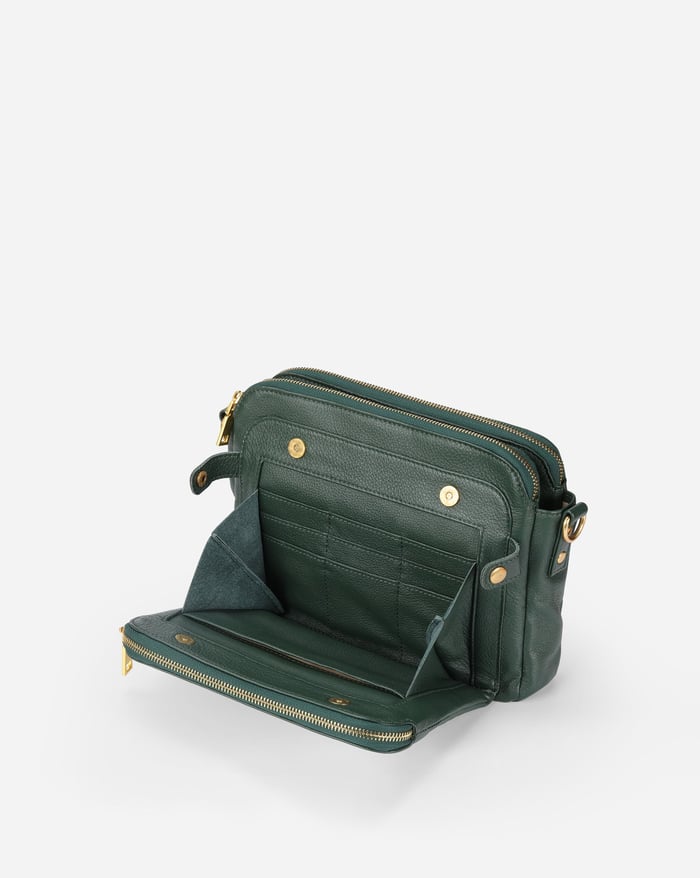 Jovie - Sleek Three-Layer Crossbody Bag
