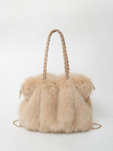 Bethany - Women Plush Velvet Shoulder Tote