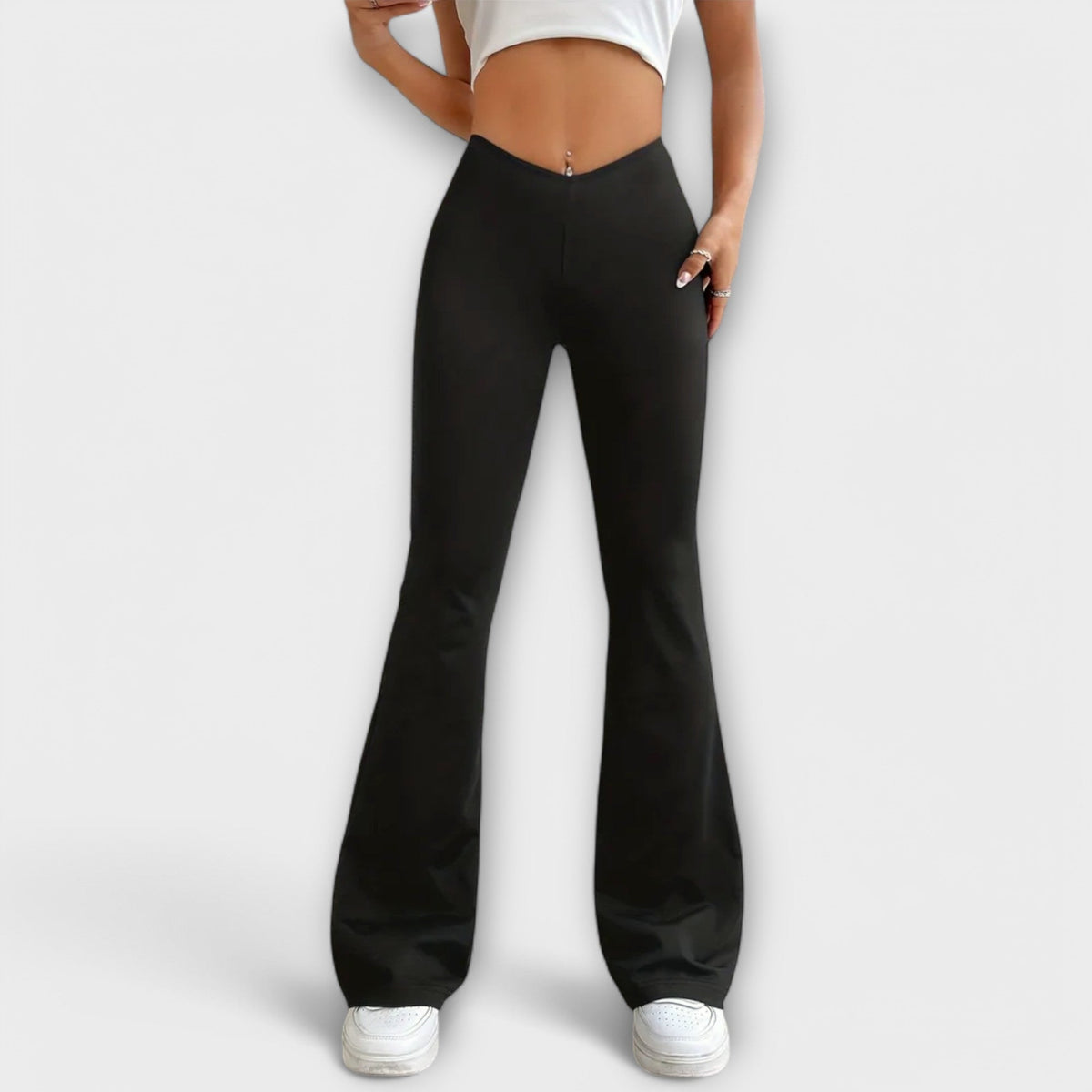 Serena - Relaxed Trousers with Flared Leg