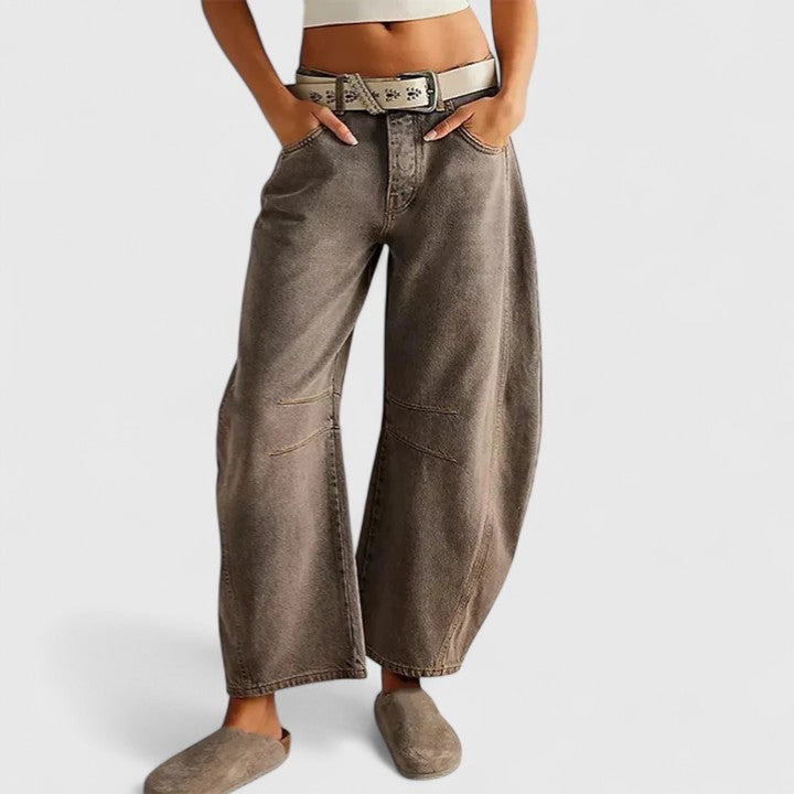 Rain - Comfortable Wide-Leg Trousers