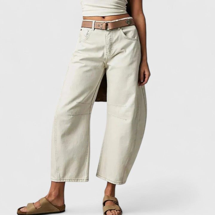 Rain - Comfortable Wide-Leg Trousers