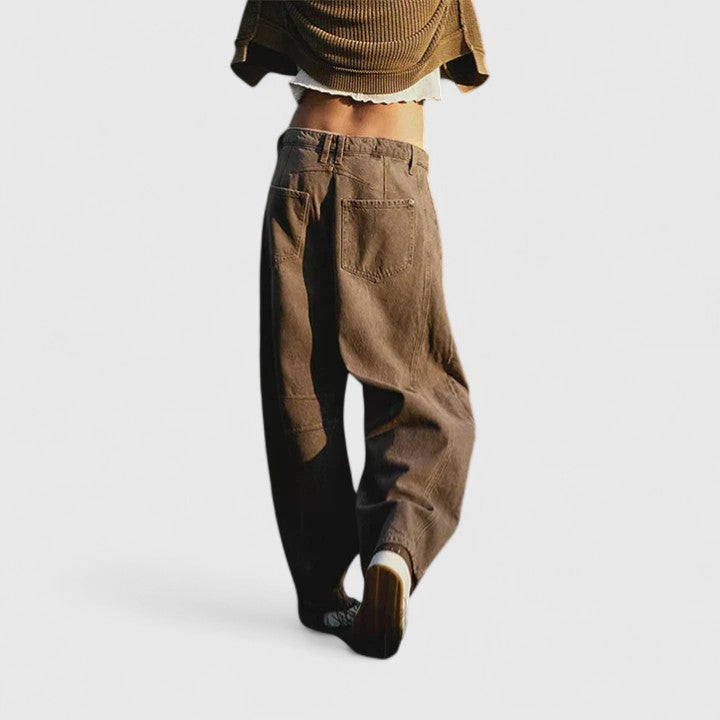 Rain - Comfortable Wide-Leg Trousers