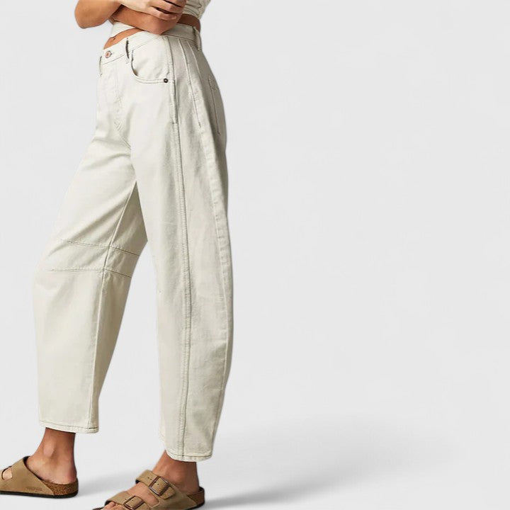Rain - Comfortable Wide-Leg Trousers