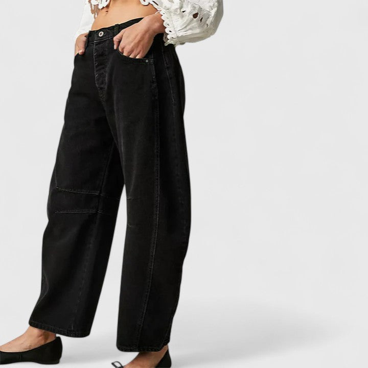 Rain - Comfortable Wide-Leg Trousers