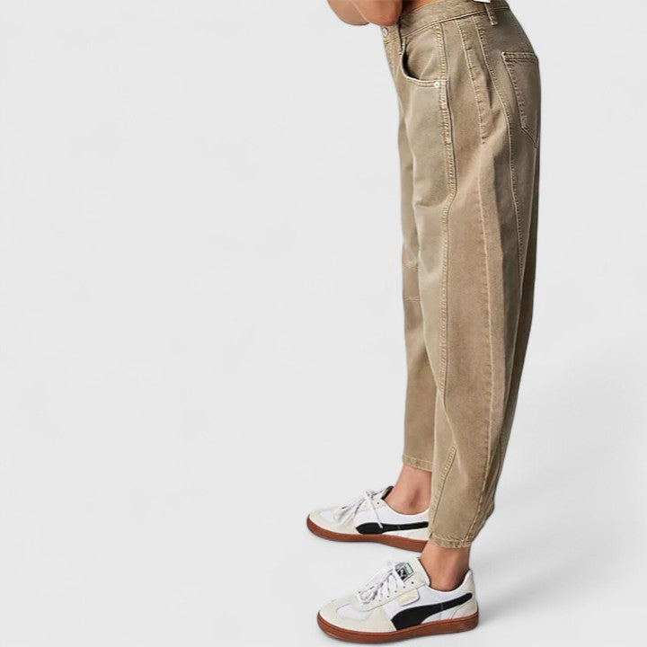 Rain - Comfortable Wide-Leg Trousers