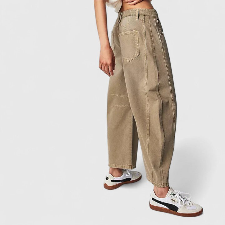 Rain - Comfortable Wide-Leg Trousers