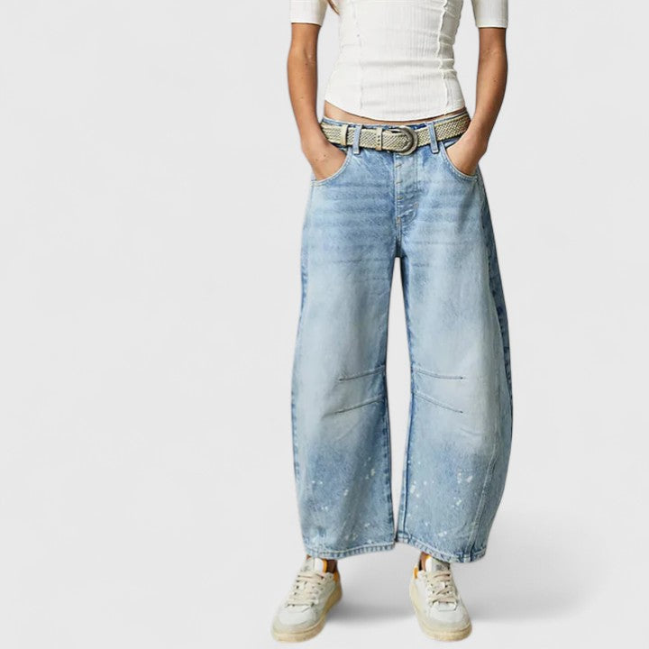 Rain - Comfortable Wide-Leg Trousers