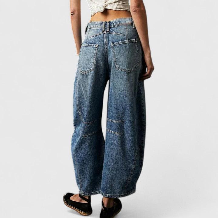 Rain - Comfortable Wide-Leg Trousers